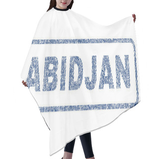 Personality  Abidjan Textile Stamp Hair Cutting Cape