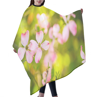 Personality  Beautiful Pink Flowering Dogwood Blossoms Hair Cutting Cape