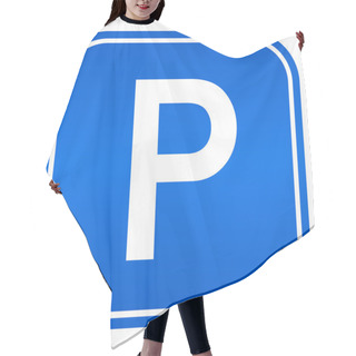 Personality  Vector Cars Parking Sign Hair Cutting Cape