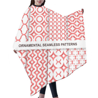 Personality  Fashionable Ornamental Seamless Patterns Hair Cutting Cape