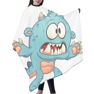 Personality  Turquoise Monster Hair Cutting Cape