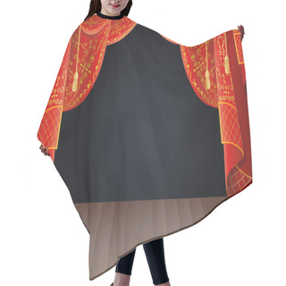 Personality  Stage Curtain Hair Cutting Cape
