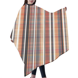 Personality  Seamless Stripe Pattern Texture Hair Cutting Cape