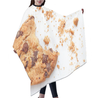 Personality  Close Up Of An Half Eaten Cookie With Crumb Hair Cutting Cape