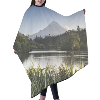 Personality  Beautiful Mountain With Inactive Volcano Hair Cutting Cape