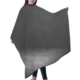 Personality  Empty Black Interior Hair Cutting Cape