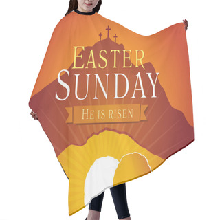 Personality  Easter Sunday Holy Week Sunrise Card Hair Cutting Cape