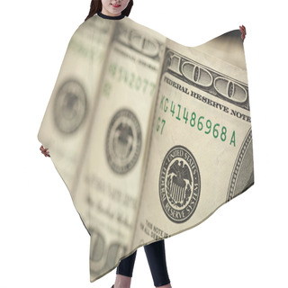 Personality  Abstract Of One Hundred Dollar Bills Hair Cutting Cape