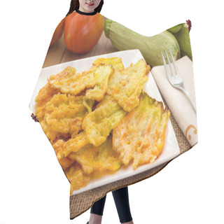 Personality  Fried Zucchini Flowers Hair Cutting Cape