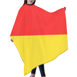 Personality  Austria States Burgenland Vector Flag Design Template. Burgenland Flag For Independence Day. Grunge Burgenland Flag Hair Cutting Cape