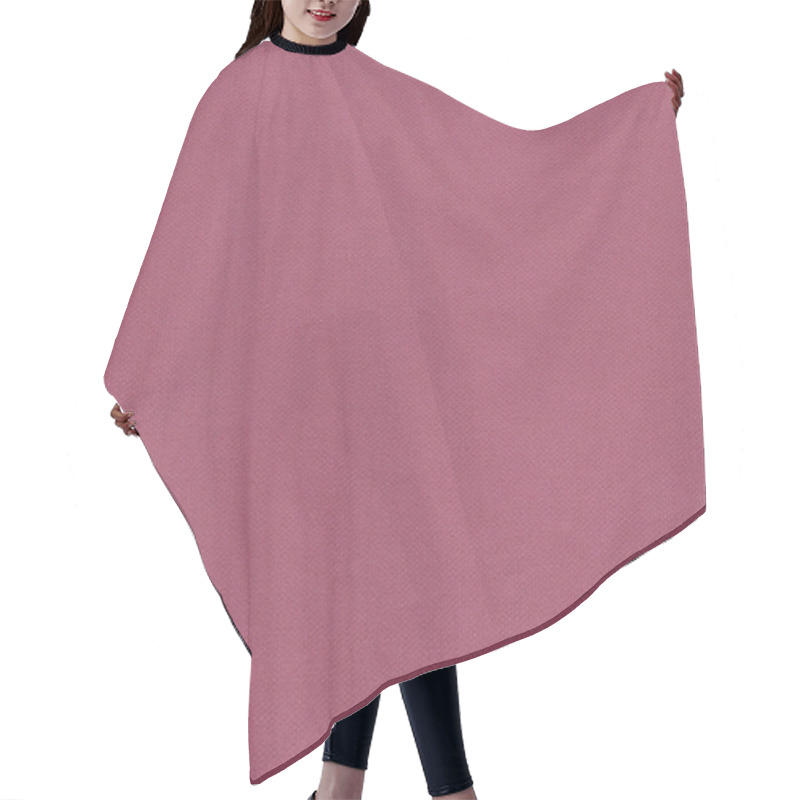Personality  dark pink cloth texture background hair cutting cape