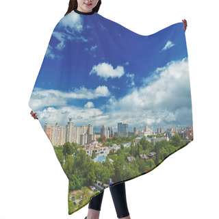 Personality  Modern Buildings A Bright Summer Day Yekaterinburg Hair Cutting Cape