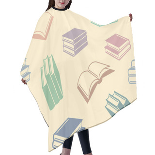 Personality  Books Background Hair Cutting Cape