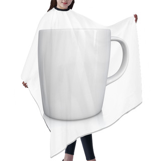 Personality  White Cup Hair Cutting Cape