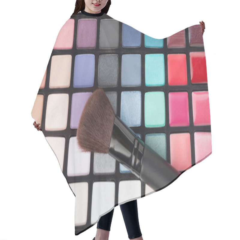Personality  Professional Makeup Colorful Palette Hair Cutting Cape
