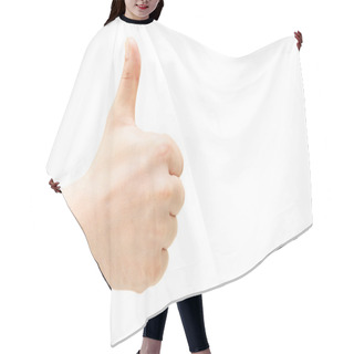 Personality  Man Giving Thumb Up Hair Cutting Cape