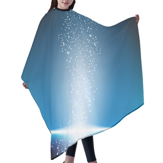 Personality  Blue Stars Background. Hair Cutting Cape