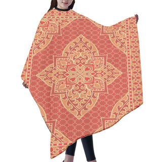 Personality  Orange Template For Carpet.  Hair Cutting Cape