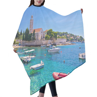 Personality  Turquoise Sea Of Hvar Island Hair Cutting Cape