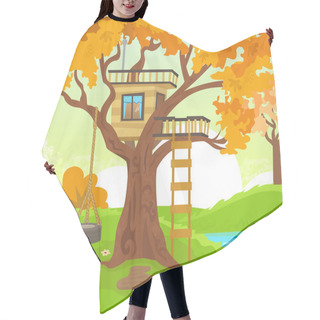 Personality  Tree House Hair Cutting Cape