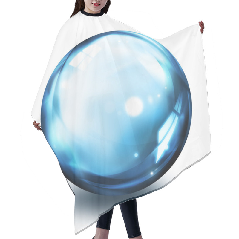 Personality  Bubble Icon - Blue Hair Cutting Cape