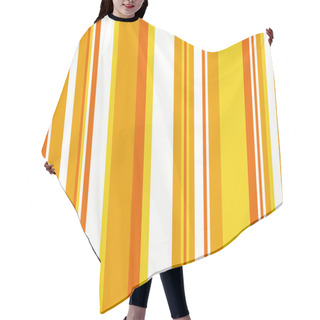 Personality  Foolproof Stripes Orange Patterm Hair Cutting Cape