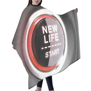 Personality  Life Change Concept Hair Cutting Cape