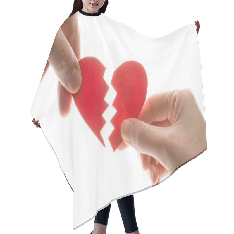 Personality  Broken Heart Hair Cutting Cape