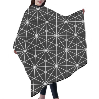 Personality  Abstract Geometric Seamless Pattern Hair Cutting Cape