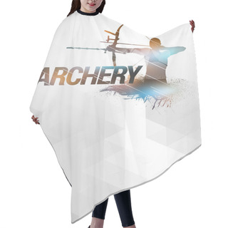 Personality  Archery Background Hair Cutting Cape