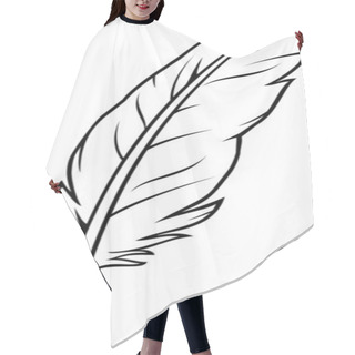 Personality  Feather Hair Cutting Cape