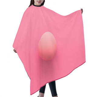 Personality  Pink Egg On Pink Background Hair Cutting Cape