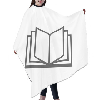 Personality  Pictograph Of Book Icon Hair Cutting Cape