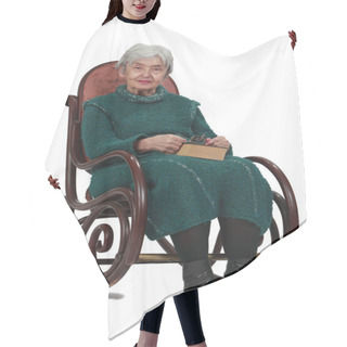Personality  Old Woman Hair Cutting Cape