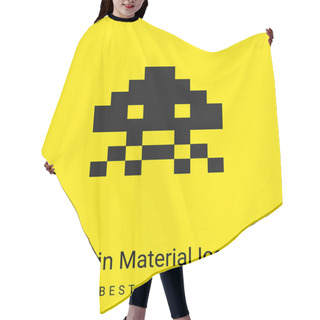 Personality  Alien Of Game Minimal Bright Yellow Material Icon Hair Cutting Cape