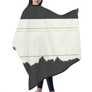 Personality  Newspaper Clipping Hair Cutting Cape