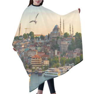Personality  Sunset In Istanbul City Hair Cutting Cape