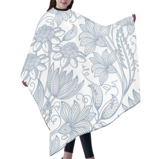 Personality  Seamless Floral Background Hair Cutting Cape