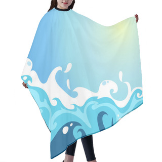 Personality  Waves Hair Cutting Cape