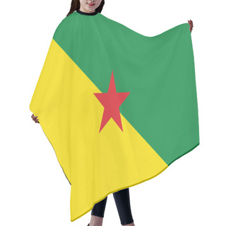 Personality  French Guiana Flag Vector Graphic. Rectangle Guyanese Flag Illustration. French Guiana Country Flag Is A Symbol Of Freedom, Patriotism And Independence. Hair Cutting Cape