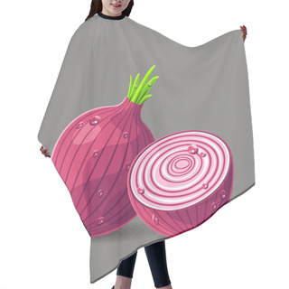 Personality  Red Onions Hair Cutting Cape