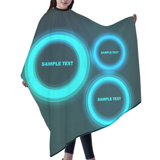 Personality  Abstract Web Design Bubble, Vector Hair Cutting Cape