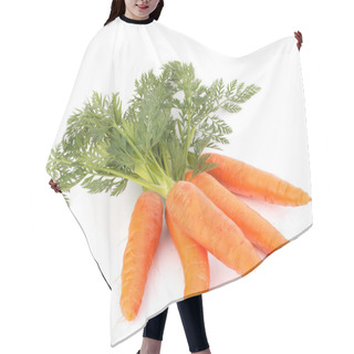 Personality  Carrot Vegetable With Leaves Hair Cutting Cape