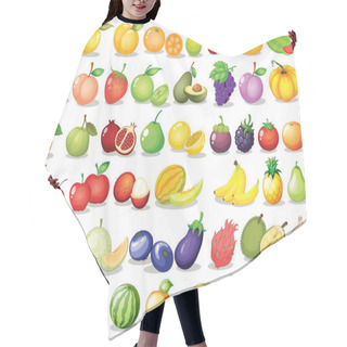 Personality  Fruit Set Hair Cutting Cape
