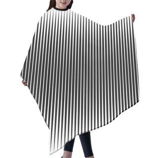 Personality  Straight Vertical Parallel Lines Pattern Hair Cutting Cape