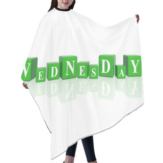 Personality  Wednesday In 3d Cubes Hair Cutting Cape