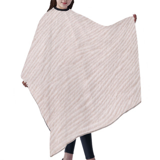 Personality  Light Beige Background From Soft Textile Material. Fabric With Natural Texture. Hair Cutting Cape