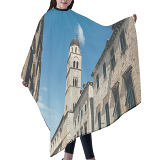 Personality  Low Angle View Of Historical Buildings And Clear Blue Sky In Dubrovnik, Croatia Hair Cutting Cape