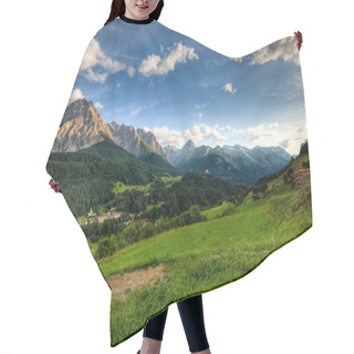 Personality  Panoramic View At Scuol Hair Cutting Cape