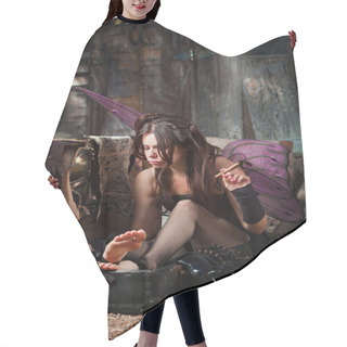 Personality  Fairy Smokes Cigar Hair Cutting Cape